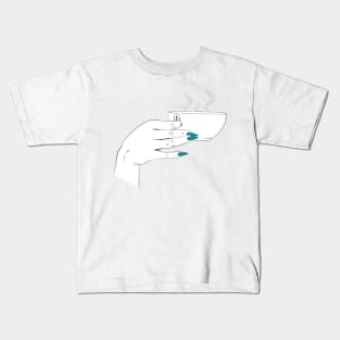 Sips tea Kids T-Shirt